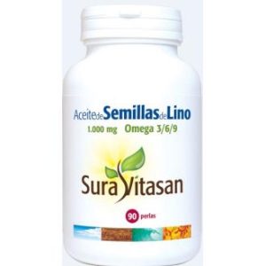 ÓLEO DE SEMENTES DE LINHAÇA 1000mg. 90pearls