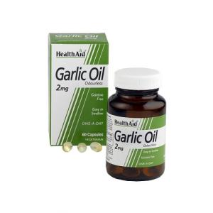 ÓLEO DE ALHO (garlic oil) 2mg. 60cap. HEALTH AID